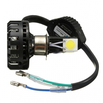 12V 18W H4 6000K 2000LM Weiß Hallo / Lo Beam Motorrad Scheinwerfer 