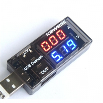 USB Detektor Strom Spannung 3V-9V Tester Doppel USB Reihe Anzeige