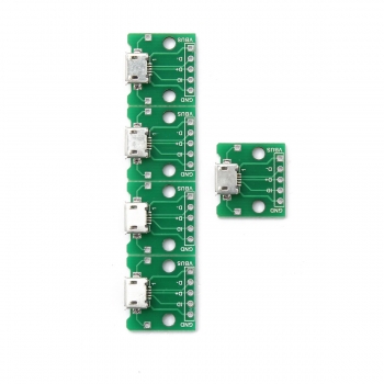 5pcs 5Pin Mikro USB Adapter Modul B Typ PCB DIP