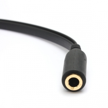 3.5mm Audio Mic Y Splitter Kabel Kopfhörer Adapter Female zu 2 männlich