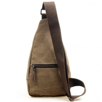 Mann Segeltuch Rucksack Schulter Beutel Wandern Tasche