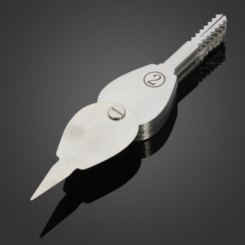 DANIU 20psc Foldable Car Lock Öffner Doppelseitige Lock Pick Set Schlosserei Werkzeuge