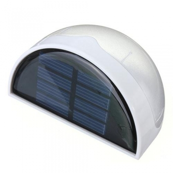 6 LED solarbetriebene wasserdichten Outdoor Garten Weg Fence Wandleuchte 