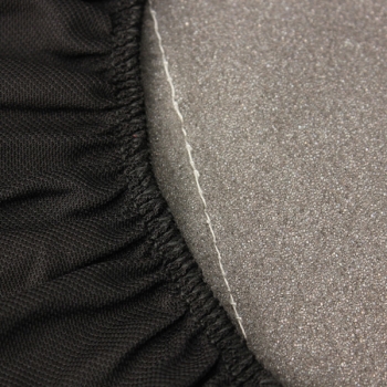 Schwarz / Grau Universal Autositzbezüge Set Washable &amp; Airbag Kompatibel