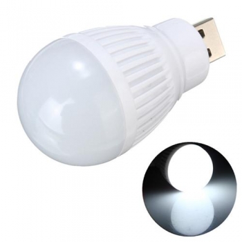 Tragbare 5W USB LED Kugel Schreibtisch Leselicht Lampen Birnen Camp für PC Laptop 5V