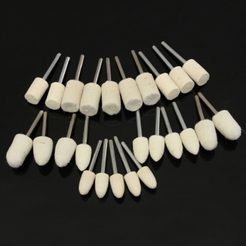 25pcs 3mm Schaft Wolle Polierkugelpolierscheibe Für Dremel