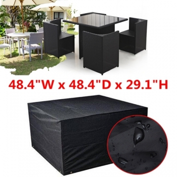 Wasserdicht Cube Set Abdeckung Tisch Stuhl Shelter Gartenmöbel Regen Cover