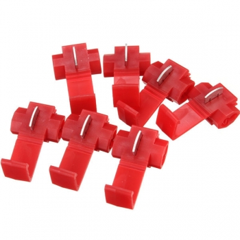 50pcs Schotten schließen schnelle Verbindung roter Awg-Leitungsstecker 22-18