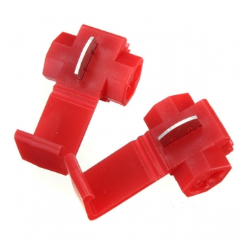 50pcs Schotten schließen schnelle Verbindung roter Awg-Leitungsstecker 22-18