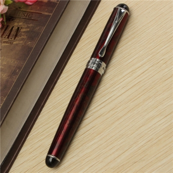 JINHAO X750 Lava Red Pen Mittel Fein Nib Tinte Füllfederhalter