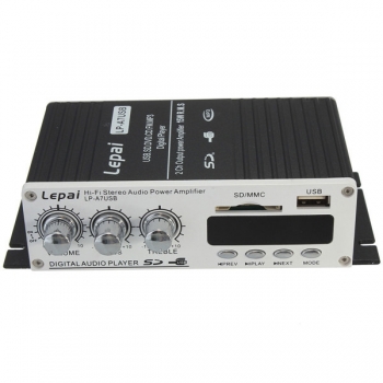 Lepai LP-A7 USB Mini -Auto-Endverstärker USB SD DVD CD FM MP3-Fernbedienung