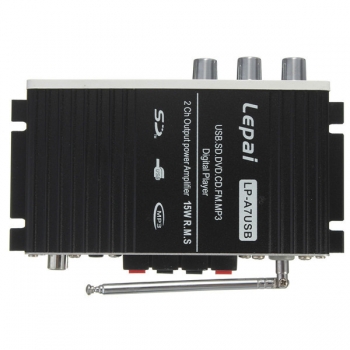 Lepai LP-A7 USB Mini -Auto-Endverstärker USB SD DVD CD FM MP3-Fernbedienung