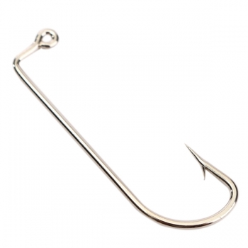 ZANLURE 100Pcs Jig große Angelhaken einzigen Angelhaken Angelgerät 5 Größe