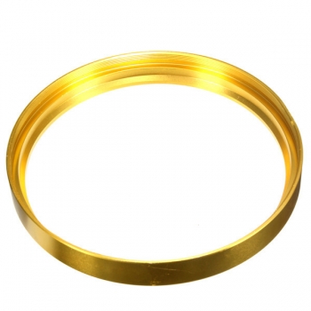 6inch Motorrad Einschuss Halogen Scheinwerfer Grillabdeckung Goldene CNC Aluminum Für Harley