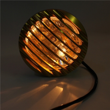 6Zoll Goldene Motorrad Autocycle Autobike Halogen Scheinwerfer Licht für Harley