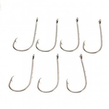 ZANLURE 100pcs Fischerei-Haken-Vorrichtungs-großer Haken-hoher Kohlenstoff-Stahl Baitholder