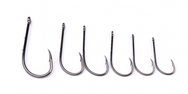 ZANLURE 100pcs Fischerei-Haken-Vorrichtungs-großer Haken-hoher Kohlenstoff-Stahl Baitholder