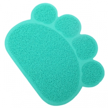 Haustier Hundewelpen PVC Cat Dish Bowl Füttern Tischset Mat Abwischen sauber