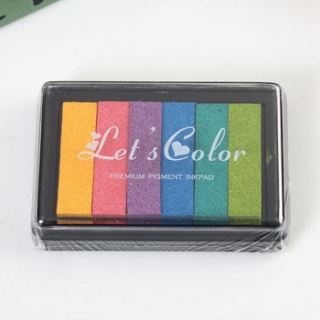DIY Multicolor Sponge Stempelkissen für Stempel Stoff Stamping