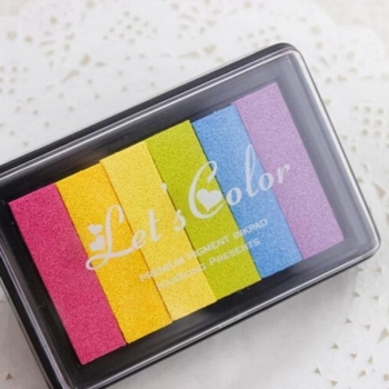 DIY Multicolor Sponge Stempelkissen für Stempel Stoff Stamping