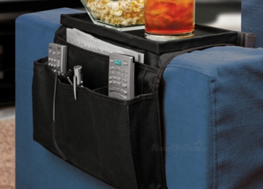 6 Taschen Sofa Handlauf Couch Arm Rest Arm Rest Organizer Fernbedienung Halter Tasche