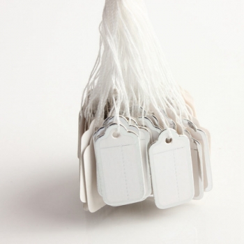 500pcs Krawatte String Preis Papiertickets Schmuck Anzeigen Label Tags 