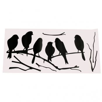 Abnehmbare Vögel Zweig Baum Wand Aufkleber Kunst Abziehbilder DIY Start Living Room Decor 