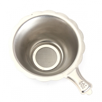 Edelstahl-Double-Layer-Tee-Sieb-Filter Feine Netz Teelöffel Filter