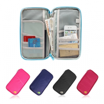 Honana HN-PB7 Portable Multifunktionsreisen Kartenkarte Passport Halter Wallet Geldbeutel Aufbewahrungsbeutel