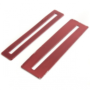 2 Stück bunter Edelstahl Griffbrett Schutz für E Gitarre 