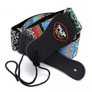 Bunte nationale Art Gitarren Gurt Gürtel Für Elektroakustikgitarre 