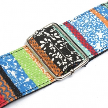 Bunte nationale Art Gitarren Gurt Gürtel Für Elektroakustikgitarre 