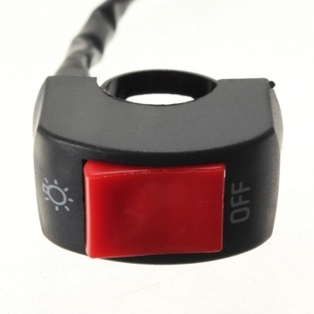 7 / 8inch Motorrad Motor Fahrrad Lenker Scheinwerfer Nebel Spotlightt Ein Aus Schalter