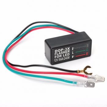 4pcs Motorrad Bernstein &amp; Blue 12 LED s Blinkeranzeigelampe Licht mit Blinkrelais