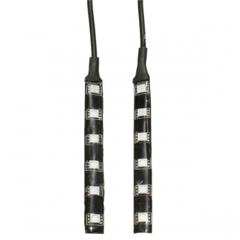 2pcs Universelle Bernstein 6 LED Motorradstreifen Blinker Kontroll Blinker Licht