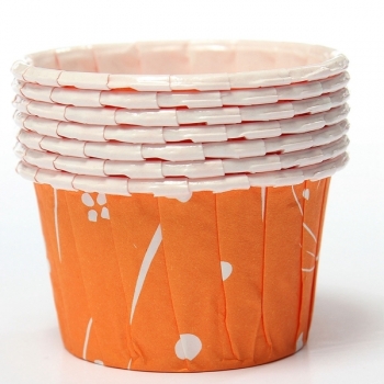 100 PCS-Papierschalen-Kuchen-Zwischenlage-Muffin-Papier-Kasten-greaseproof Backen-Schalen