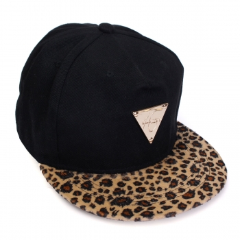 Unisex Trukfit schwarz Leopard Baseballmütze Snapback Hip-Hop Bboy KPOP verstellbar Hut