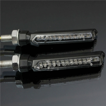 Universalmotorrad-SUV ATV Bernstein 13 LED Blinker-Kontrollleuchte E-Prüfzeichen