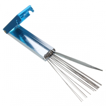 13 In 1 Schweißspitze Reiniger Schneiddüsen Nadelfeile Set Edelstahl Reibahlen