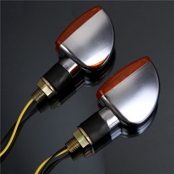 Universal 12V 14 LED Motorrad Blinker Kontrollleuchte Kurzer Stiel