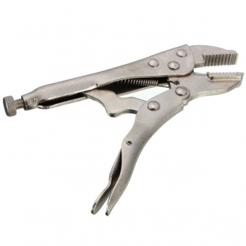Metall Curved Jaw Schraubklemme Verriegelung Vice Mole Grip Zangen Clamp Wrench Silber