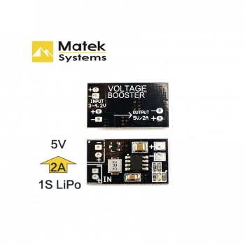 Matek VB2A5V DC-DC-1S bis zu 5V Voltage Booster Verordnung Modul Converter