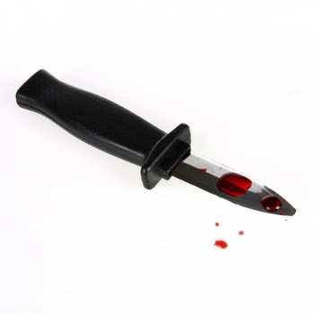 Halloween Künstlich Messer Blut Horrible Scary Tricky Prop