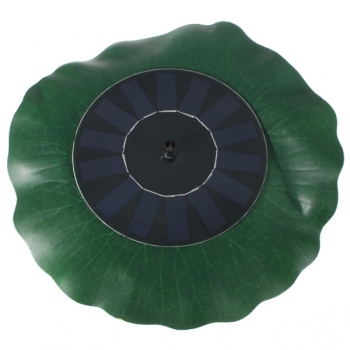 Solar Schwimmende Lotusblatt Brunnen Wasser Pumpen Garten Teich Dekoration