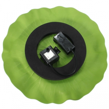 Solar Schwimmende Lotusblatt Brunnen Wasser Pumpen Garten Teich Dekoration