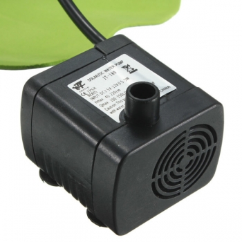 Solar Schwimmende Lotusblatt Brunnen Wasser Pumpen Garten Teich Dekoration