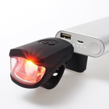 250LM 3W LED USB aufladbare Head Light Flash Fahrrad Fahrrad Stop Rückseiten Endstück Lampen
