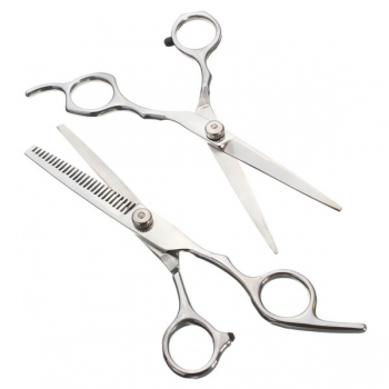 Professionelle Salon Haarschnitt Friseur Haar Ausschnitt Flache Dentatus Edelstahl Scheren Set