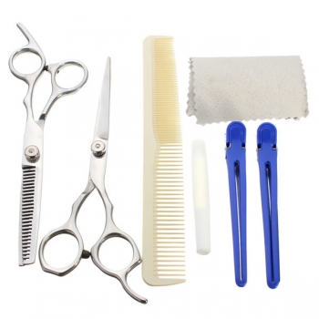 Professionelle Salon Haarschnitt Friseur Haar Ausschnitt Flache Dentatus Edelstahl Scheren Set