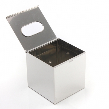 Cube Edelstahl Toilettenpapier Tissue Box Behälter Kasten Papierhalter